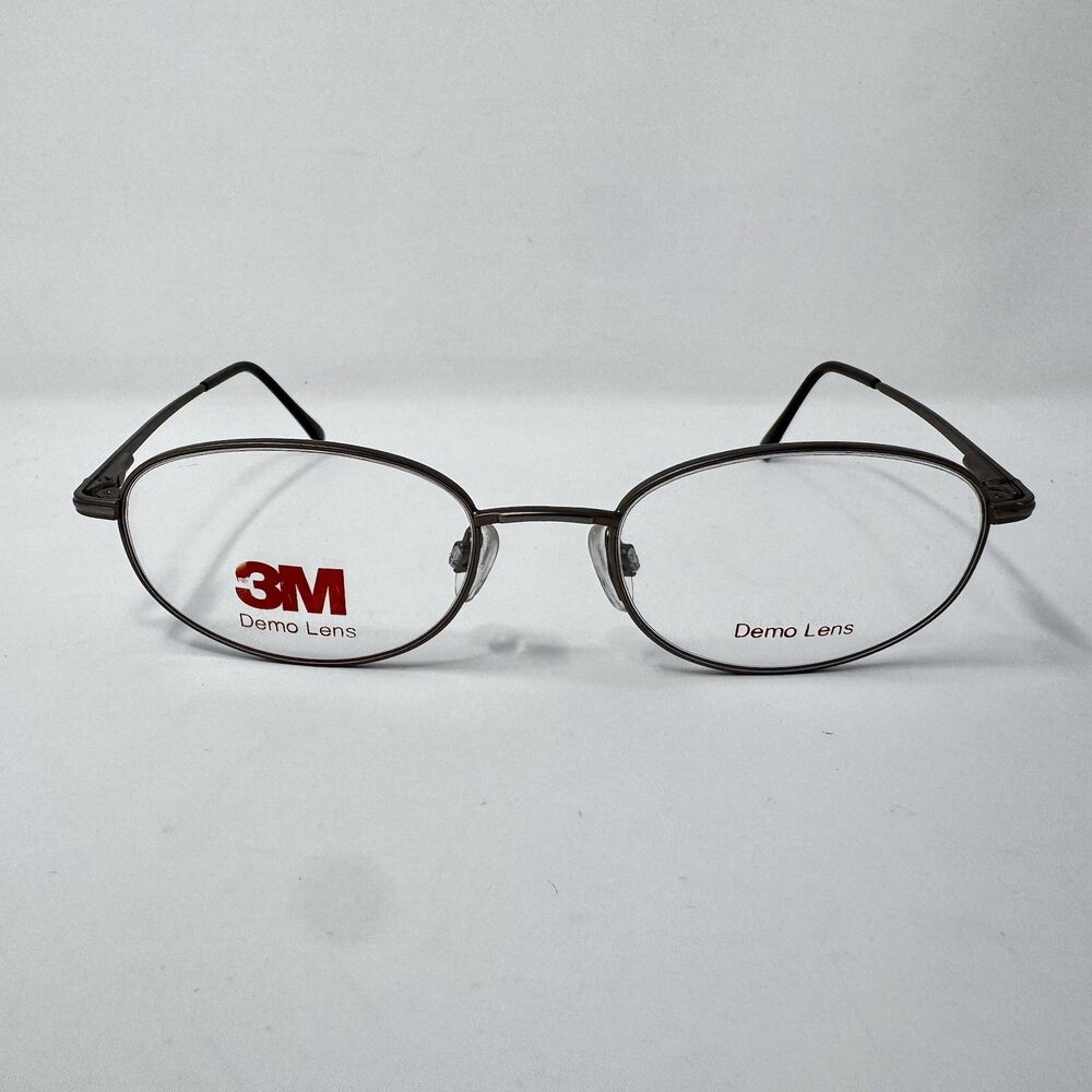3M DP810 Brown Safety Eyeglass Frames 51-19-145 ANSI Z87-2 Demo Lenses